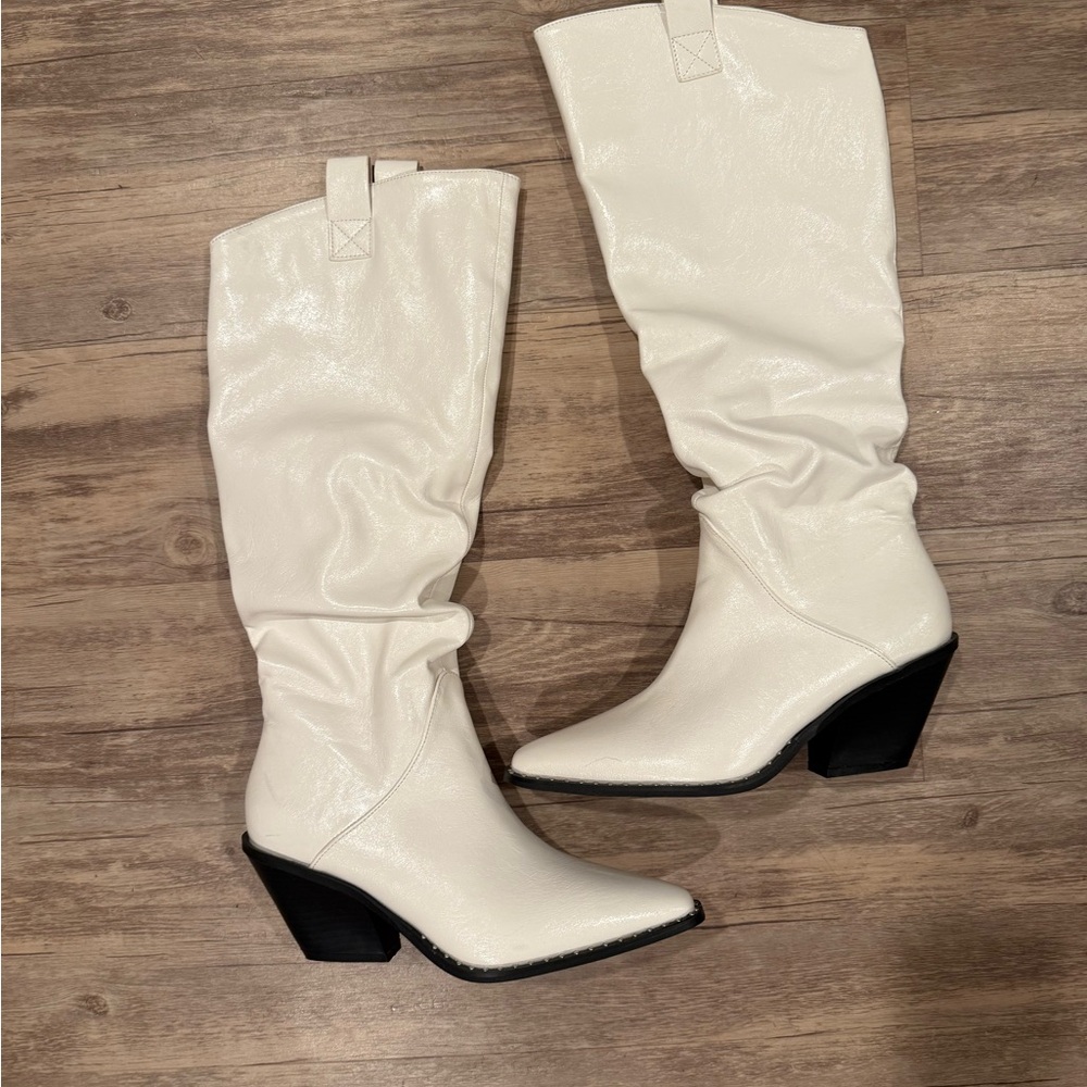 Lulus White Women's Knee-High Boots